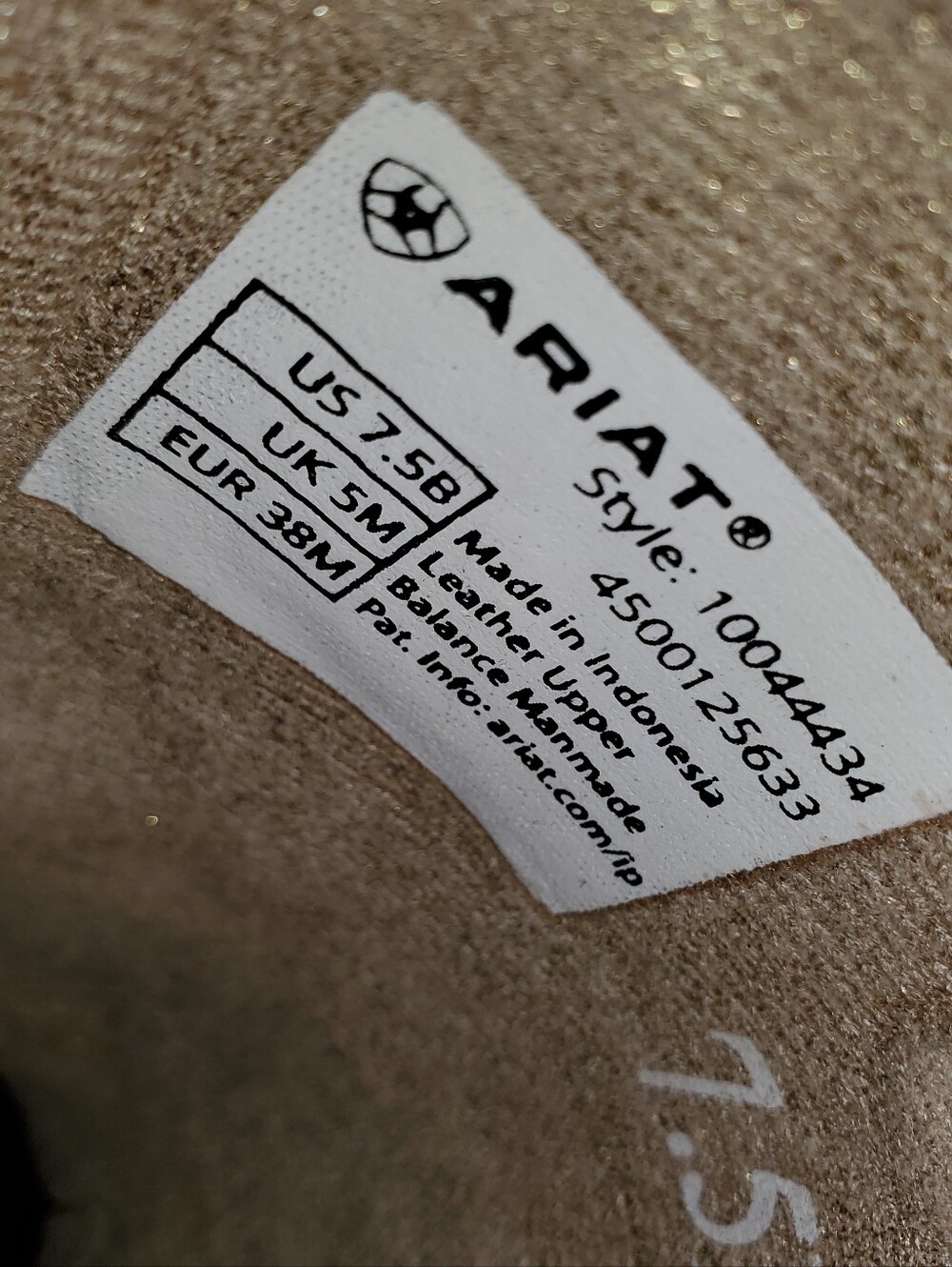 Ariat Round Up Southwest Tassel Cowboy Boots Sz 7.5 - Picture 5 of 7